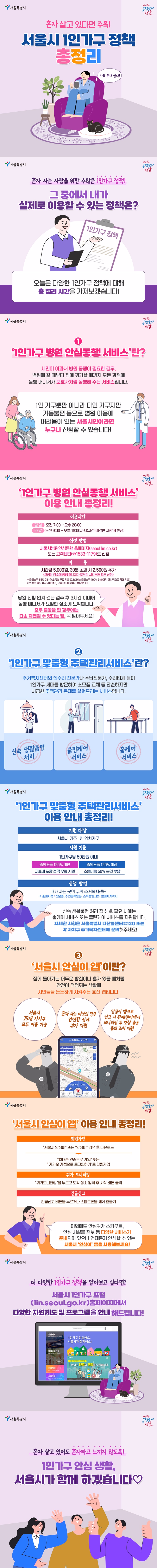 '씽글벙글 서울' 1인가구 위한 정책 모음.Zip