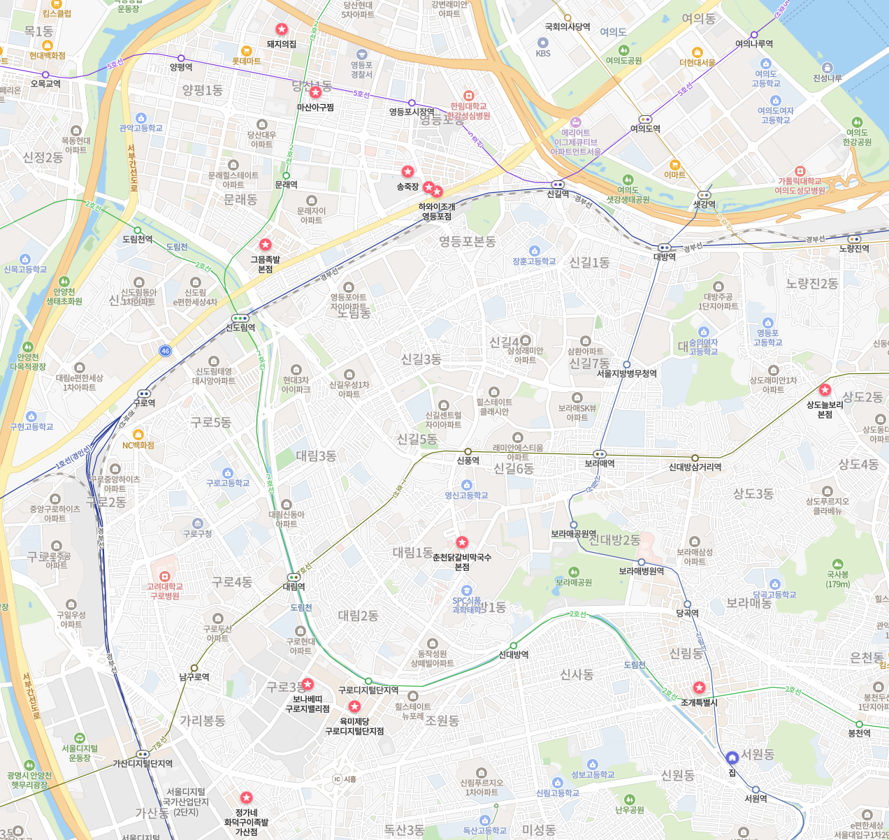 2024년 자조모임 '마이플레이스' 맛집지도